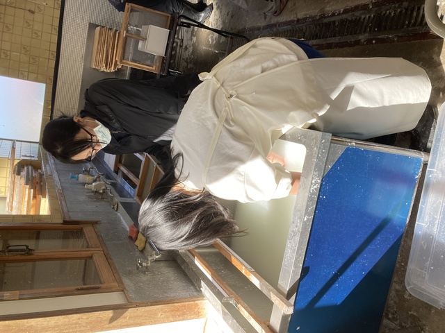 紙漉き