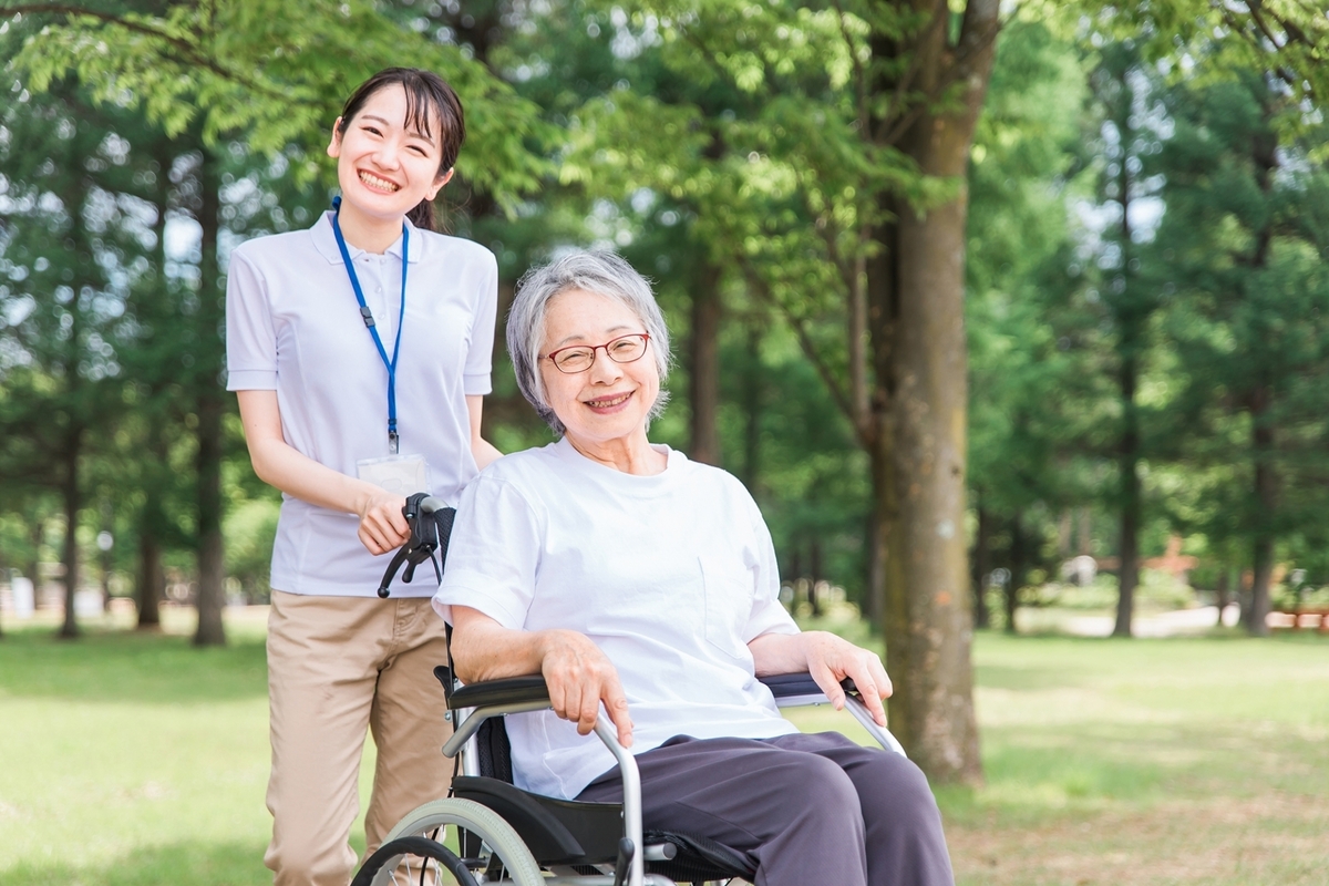 介護職員と利用者さん